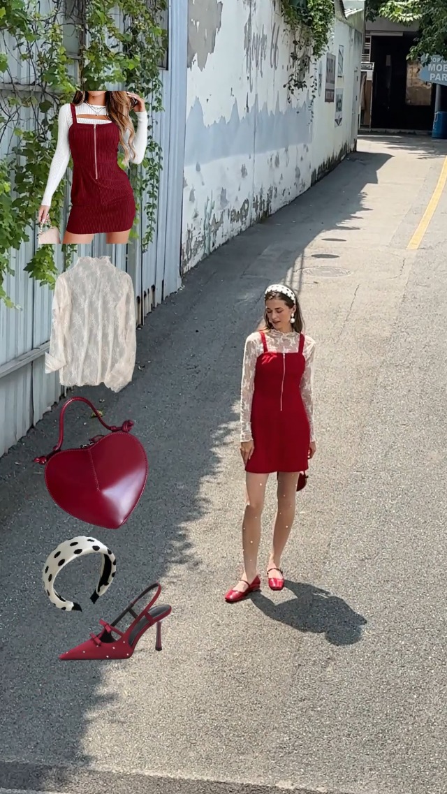 Wenrine Women's Overall Mini Dress Half Zip Corduroy Pinafore